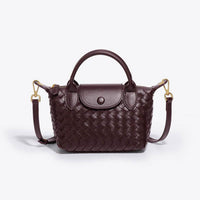 Braided Mini Bag - Elena-Burgundy-State of Style