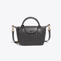 Braided Mini Bag - Elena-Dark Grey-State of Style