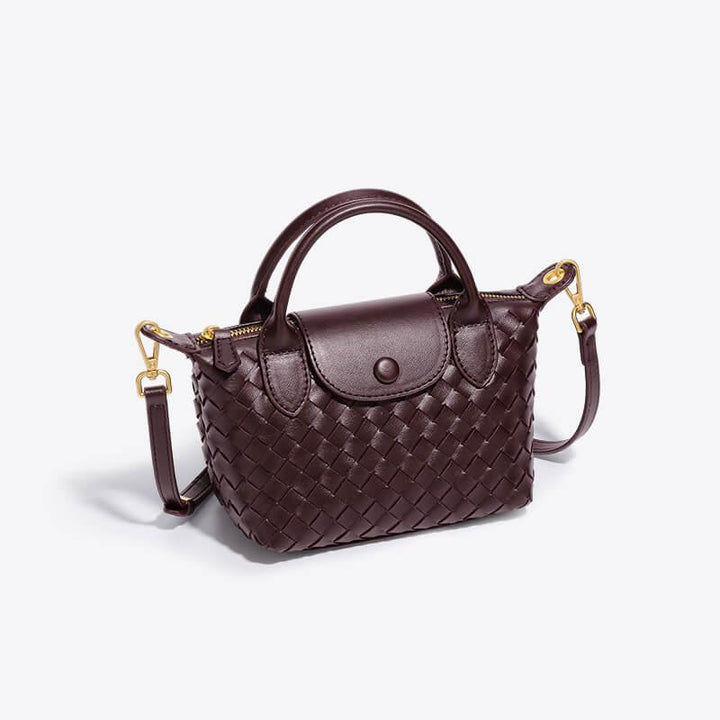 Braided Mini Bag - Elena-White-State of Style