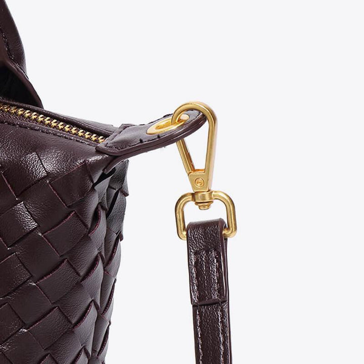 Braided Mini Bag - Elena-White-State of Style
