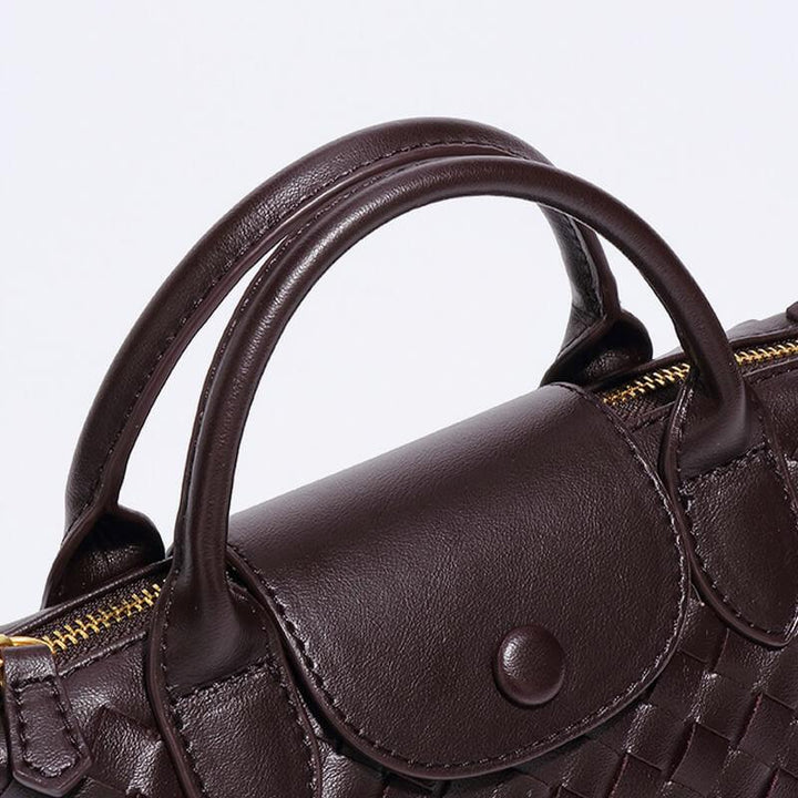 Braided Mini Bag - Elena-White-State of Style