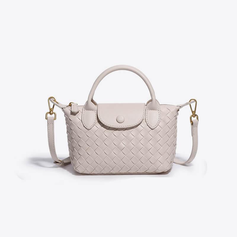Braided Mini Bag - Elena-White-State of Style