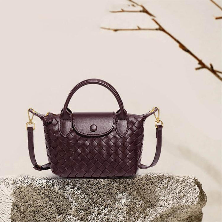 Braided Mini Bag - Elena-White-State of Style
