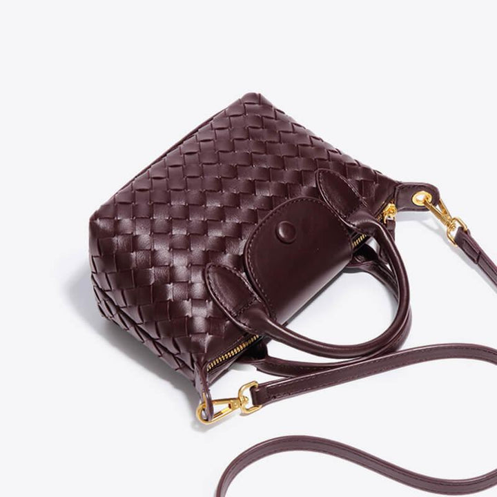 Braided Mini Bag - Elena-White-State of Style