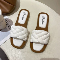 Braided Sandals | Stylish, Lightweight & Comfortable-White-5.0-State of Style