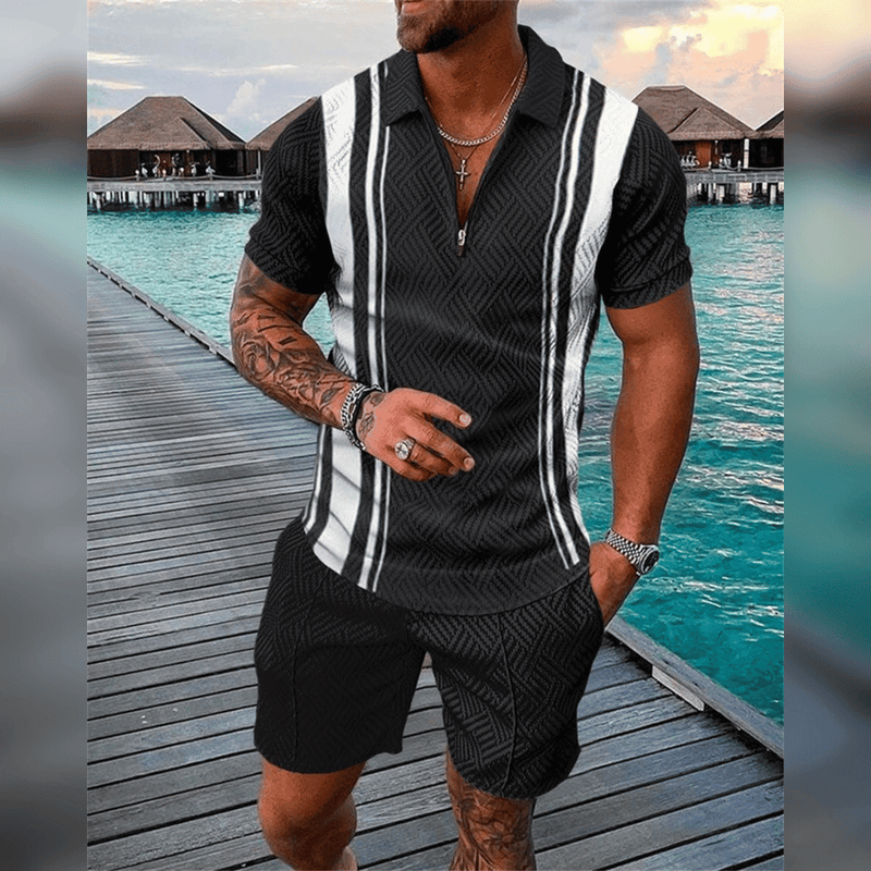 Bramwell – Unique and Comfortable Men's Set-Dark Grey-M-State of Style