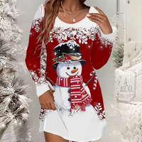 Brashine - Cheerful Christmas Dress for Ladies-XS-State of Style