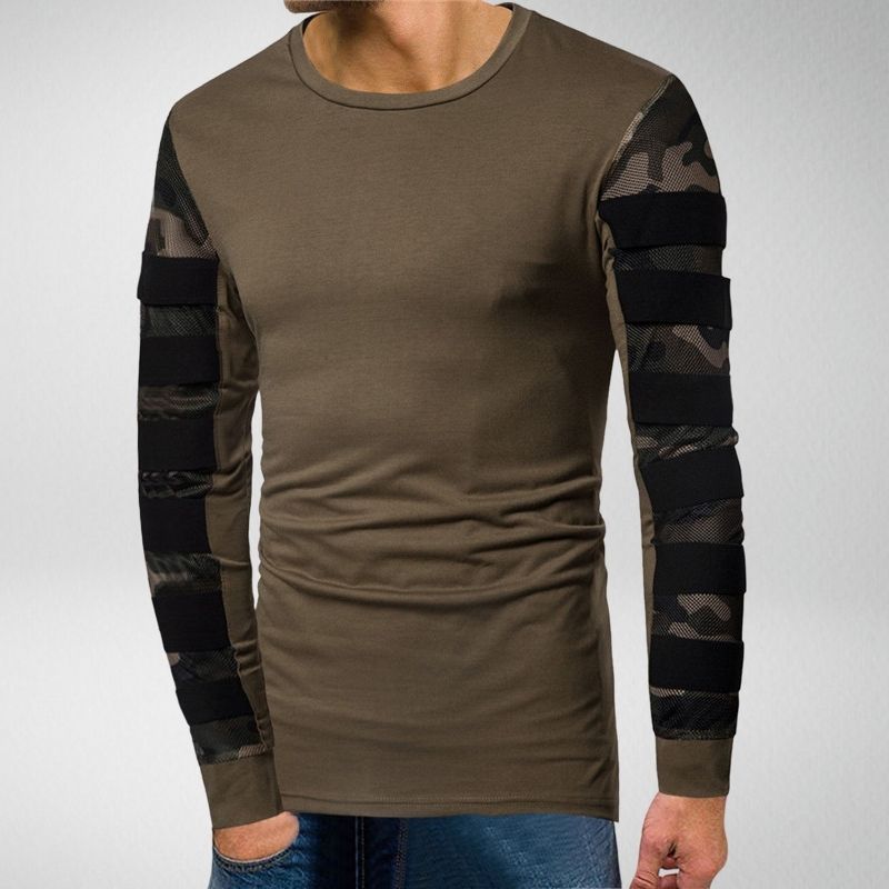 BrayleesShirt | Classic Crew Neck Jersey for Men-Brown-XS-State of Style
