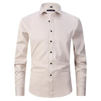 Breathable and Highly Elastic Shirt for Men - Felix-Beige-XS-State of Style