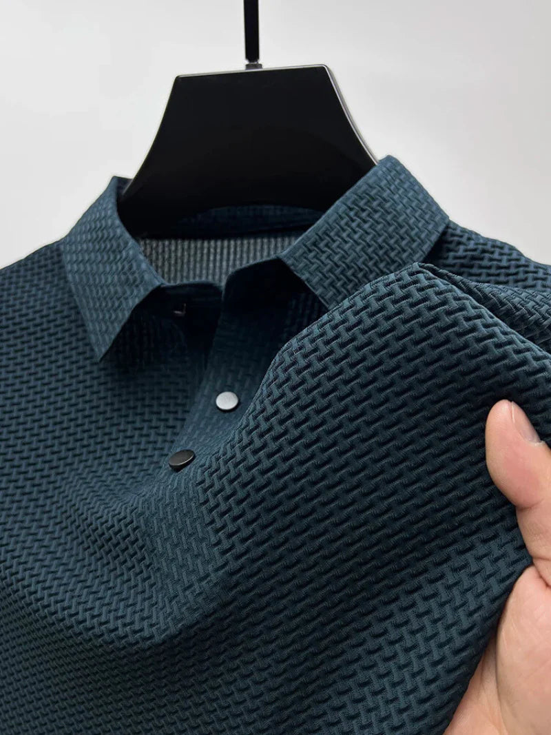 Breathable Classic Polo Shirt | Stylish & Comfortable-Deep Blue-S-State of Style