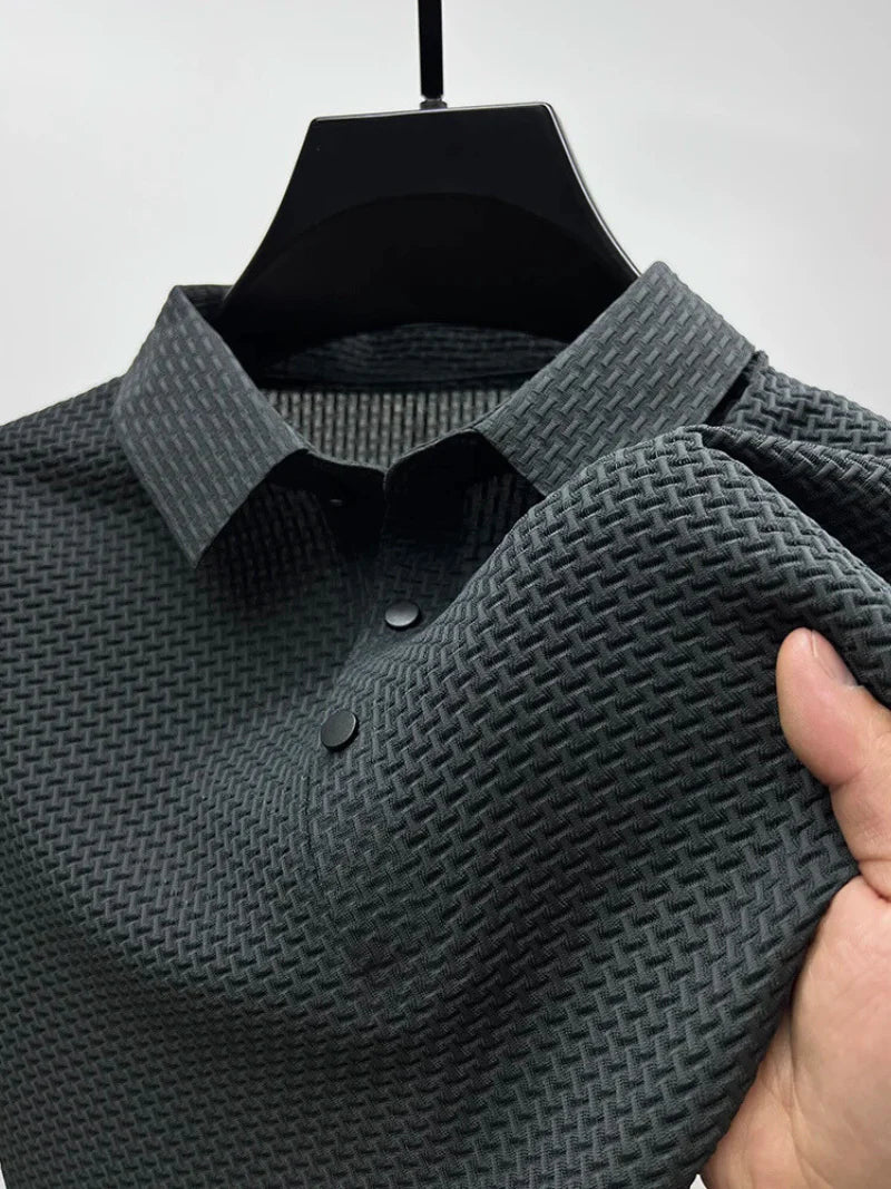 Breathable Classic Polo Shirt | Stylish & Comfortable-Gray-S-State of Style