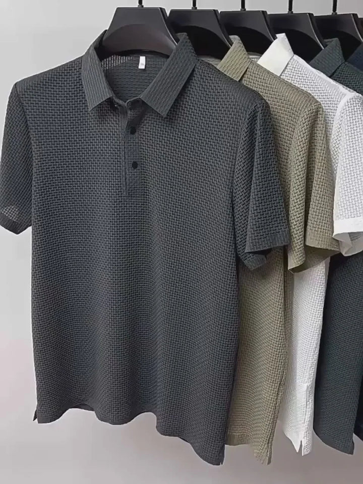 Breathable Classic Polo Shirt | Stylish & Comfortable-Khaki-S-State of Style