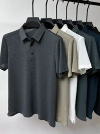 Breathable Classic Polo Shirt | Stylish & Comfortable-Khaki-S-State of Style