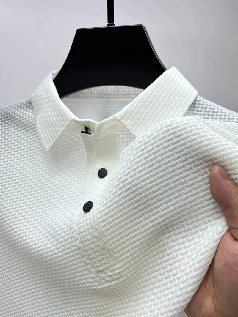 Breathable Classic Polo Shirt | Stylish & Comfortable-White-S-State of Style