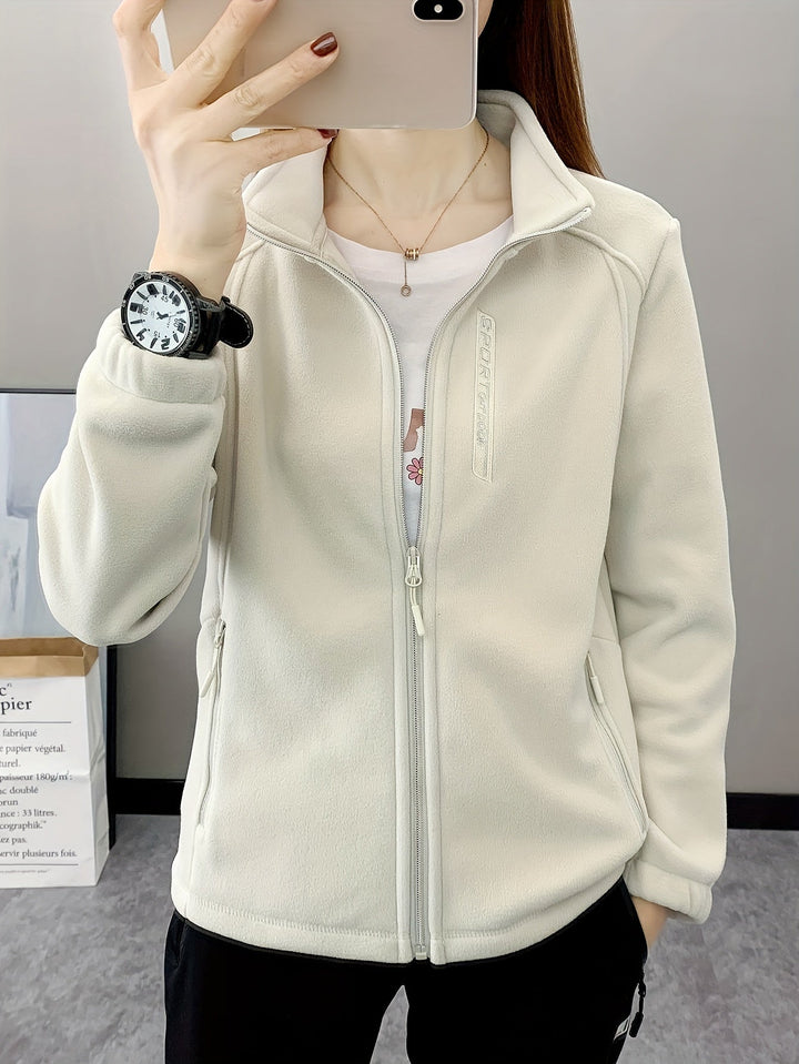 Breathable Fleece Jacket - Aurora-White-XS-State of Style
