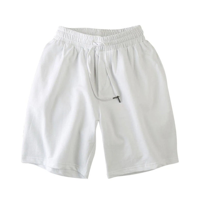 Breathable & lightweight men's leisure shorts for sports & everyday wear – Kiano-White-L-State of Style