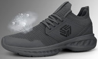 Breathable Men's Running Shoes - FlexiFit-Black-6.5-State of Style