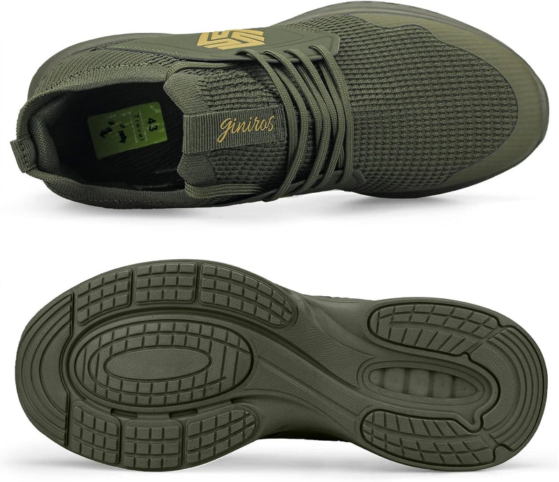 Breathable Men's Running Shoes - FlexiFit-Black-6.5-State of Style