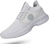 Breathable Men's Running Shoes - FlexiFit-Light Grey-6.5-State of Style