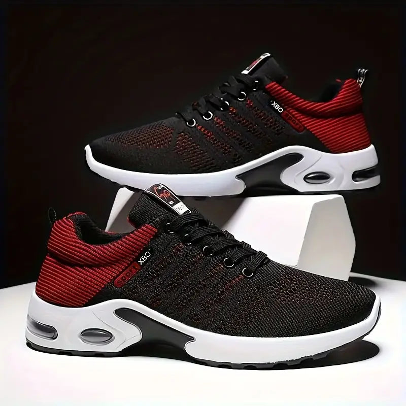 Breathable Men's Running Shoes – Orion-Red-6-State of Style