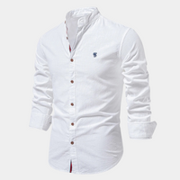 Breathable men's shirt for summer - Noah-White-S-State of Style