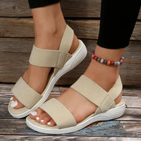 Breathable Mesh Orthopedic Sandals | Easy Slip-on Design-Beige-3.5-State of Style