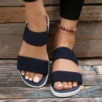 Breathable Mesh Orthopedic Sandals | Easy Slip-on Design-Blue-3.5-State of Style