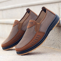 Breathable mesh sneakers - Noah-Brown-6-State of Style
