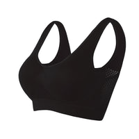 Breathable Mesh Sports Bra – Sofia-Black-S-State of Style