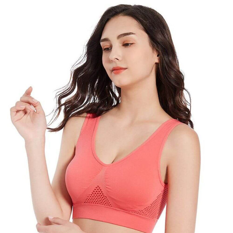 Breathable Mesh Sports Bra – Sofia-Purple-S-State of Style