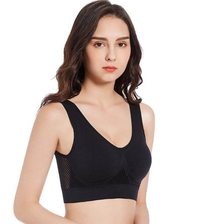 Breathable Mesh Sports Bra – Sofia-Purple-S-State of Style