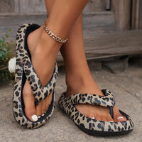 Breathable & Non-slip Summer Slippers with Print for Women - Kaja-Black-3.5-State of Style
