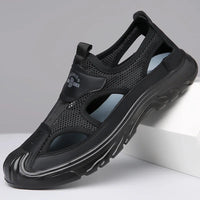 Breathable & Stylish Mesh Sandals for Men - Leon-Dark brown-6-State of Style