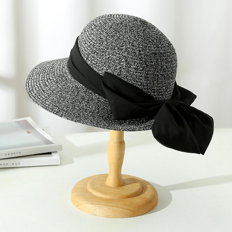 Breathable Summer Sun Hat for Women – Monica-Black-State of Style