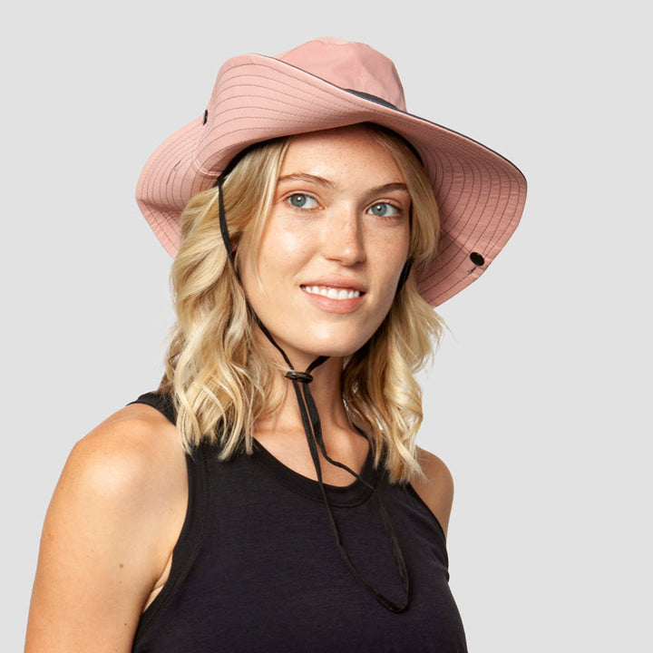 Breathable UV Protection Women's Sun Hat Foldable with Ponytail Opening – Liane (Buy 1, Get 1 FREE)-Pink-State of Style