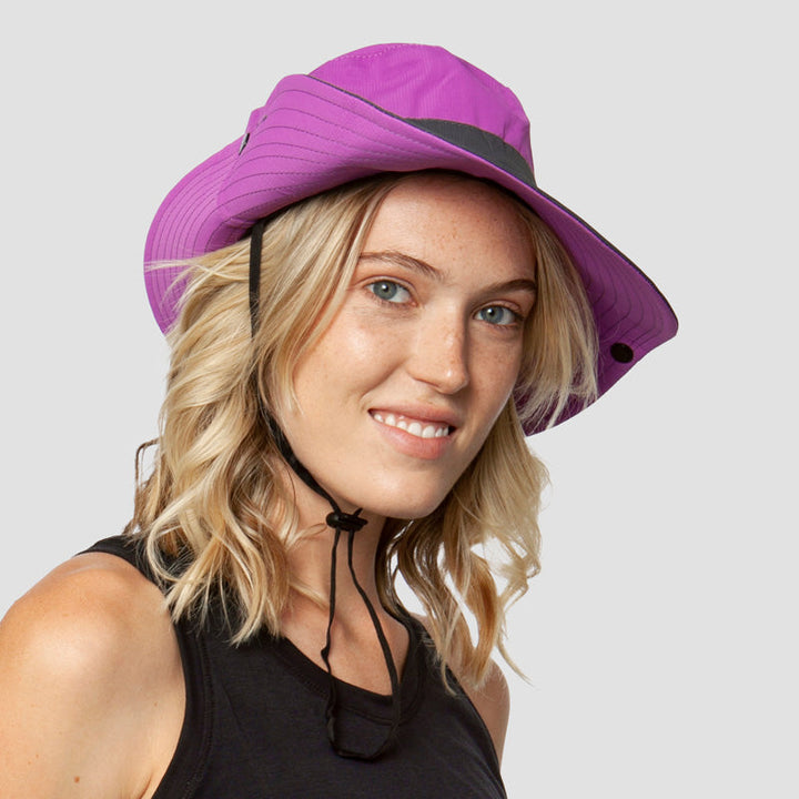 Breathable UV Protection Women's Sun Hat Foldable with Ponytail Opening – Liane (Buy 1, Get 1 FREE)-Purple-State of Style
