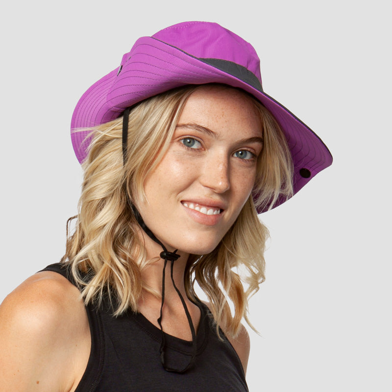 Breathable UV Protection Women's Sun Hat Foldable with Ponytail Opening – Liane (Buy 1, Get 1 FREE)-Red-State of Style