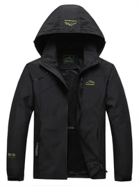 Breathable Wind Jacket - AquaShield-Black-M-State of Style