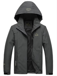 Breathable Wind Jacket - AquaShield-Grey-M-State of Style