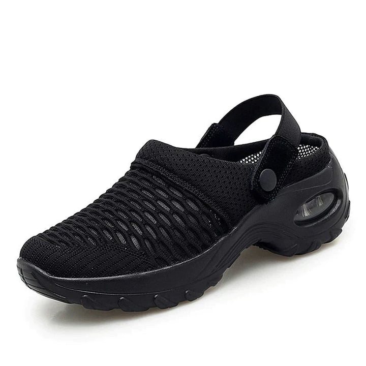 BreezeComfort Sandal | Orthopaedic Sandals for Women-Black-2.5-State of Style