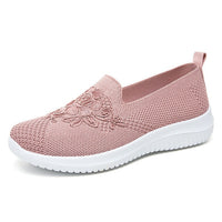 BreezeWalk Sandal | Breathable Ladies' Sandal with Embroidery-Pink-3.5-State of Style