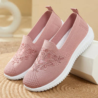 BreezeWalk Sandal | Breathable Ladies' Sandal with Embroidery-Purple-3.5-State of Style