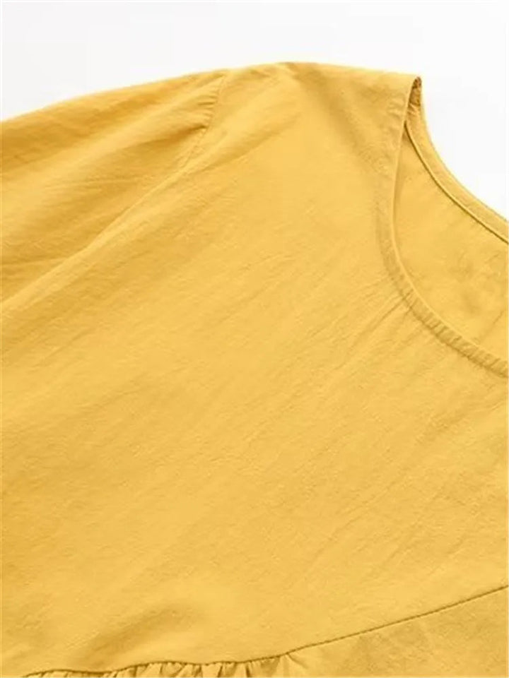 Breezy Plus Size Cotton Top-White-2XL-State of Style