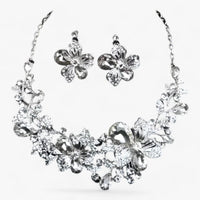Bridal jewellery set with Enamel Flowers - Fleur-Mixed-State of Style