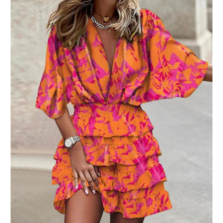 Briella Dress | Elegant & Comfortable for Any Occasion-Orange-XS-State of Style