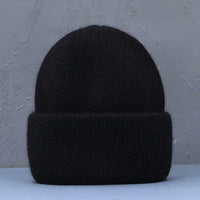 Brielle Rabbit Fur Hat | Warm and Stylish-Black-State of Style