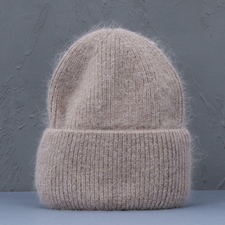 Brielle Rabbit Fur Hat | Warm and Stylish-Khaki-State of Style