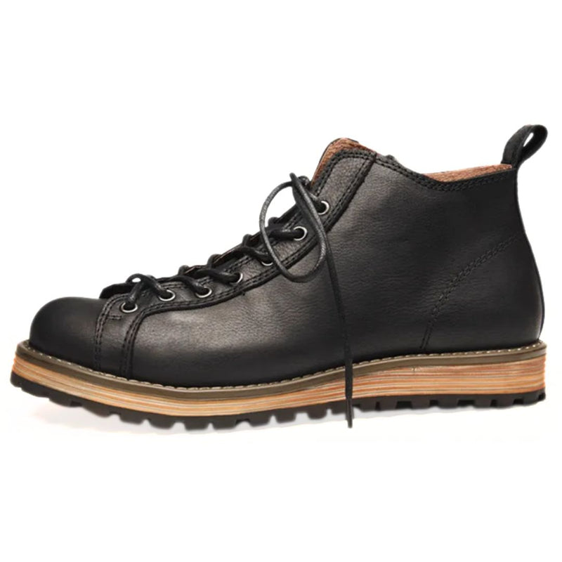 British Leather Motorcycle Boots Leroy – Durable & Versatile-Black-6.0-State of Style