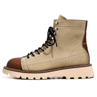 British Retro Leather Boots Leon – Stylish & Comfortable Fit-Beige-5.0-State of Style