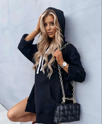 BrookesHoodie | Women's Oversized Hoodie for Casual Comfort-Black-S-State of Style